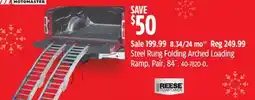 Canadian Tire MotoMaster Steel Rung Folding Arched Loading Ramp, Pair offer