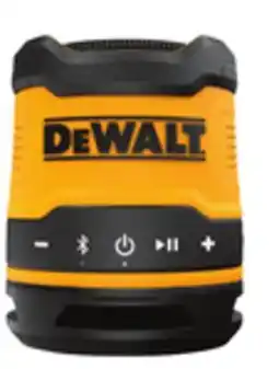Canadian Tire DEWALT Rechargeable Mini Jobsite Bluetooth Speaker offer
