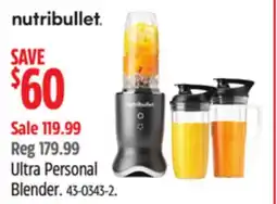 Canadian Tire NutriBullet Ultra Personal Blender offer