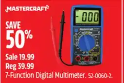 Canadian Tire Mastercraft 7-Function Digital Multimeter offer