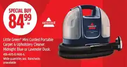 Canadian Tire Bissell Little Green Mini Corded Portable Carpet & Upholstery Cleaner offer
