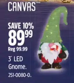Canadian Tire CANVAS 3´ LED Gnome offer