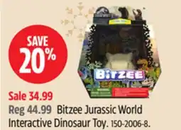 Canadian Tire Bitzee Jurassic World Interactive Dinosaur Toy offer