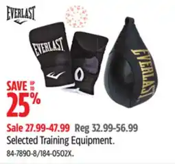 Canadian Tire Selected Training Equipment offer