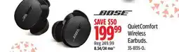 Canadian Tire Bose QuietComfort Wireless Earbuds offer