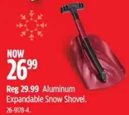 Canadian Tire Aluminum Expandable Snow Shovel offer