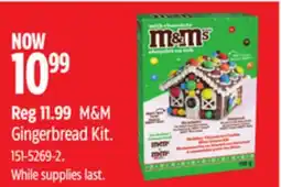 Canadian Tire M&M Gingerbread Kit offer