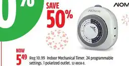 Canadian Tire NOMA Indoor Mechanical Timer offer