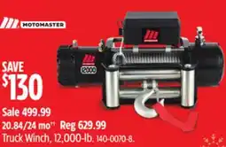Canadian Tire MotoMaster Truck Winch, 12,000-lb offer
