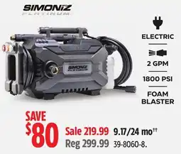 Canadian Tire SIMONIZ FOAM BLASTER offer