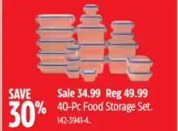 Canadian Tire 40-Pc Food Storage Set offer