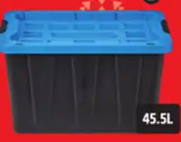 Canadian Tire Mastercraft Heavy-Duty, Easy-Grip Latching Tote, 45.5L offer