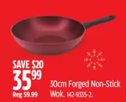Canadian Tire PADERNO 30cm Forged Non-Stick Wok offer