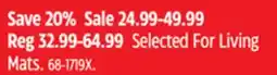 Canadian Tire Selected For Living Mats offer