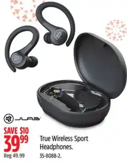 Canadian Tire JLab True Wireless Sport Headphones offer