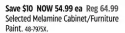 Canadian Tire Premier Selected Melamine Cabinet/Furniture Paint offer