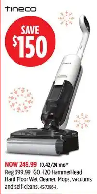 Canadian Tire GO H2O HammerHead Hard Floor Wet Cleaner offer