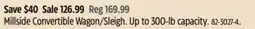 Canadian Tire Millside Convertible Wagon/Sleigh offer