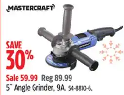 Canadian Tire 5˝ Angle Grinder, 9A offer