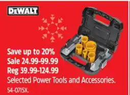 Canadian Tire DEWALT Selected Power Tools and Accessories offer
