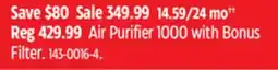 Canadian Tire Cuisinart Air Purifier 1000 with Bonus Filter offer