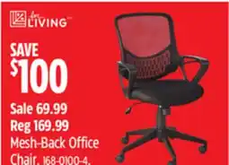 Canadian Tire For Living Mesh-Back Office Chair offer