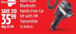 Canadian Tire Auto-Scan Bluetooth Hands-Free Car Kit with FM Transmitter offer