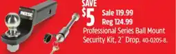 Canadian Tire Professional Series Ball Mount Security Kit offer