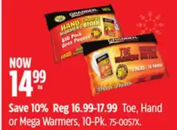 Canadian Tire Grabber Toe, Hand or Mega Warmers offer