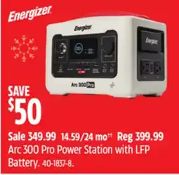 Canadian Tire Arc 300 Pro Power Station with LFP Battery offer