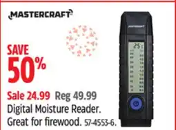Canadian Tire Mastercraft Digital Moisture Reader offer