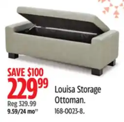 Canadian Tire CANVAS Louisa Storage Ottoman offer