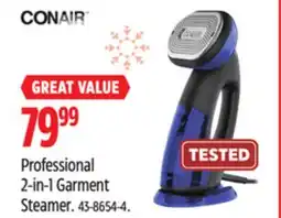 Canadian Tire Conair Professional 2-in-1 Garment Steamer offer