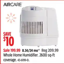 Canadian Tire Whole Home Humidifier offer