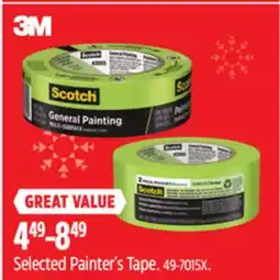 Canadian Tire Scotch Selected Painter's Tape offer
