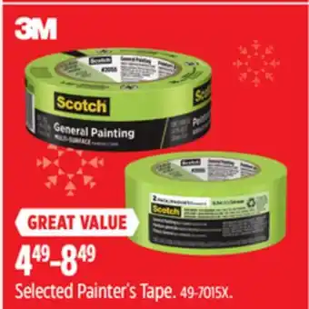 Canadian Tire Scotch Selected Painter's Tape offer