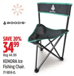 Canadian Tire Woods KENORA Ice Fishing Chair offer