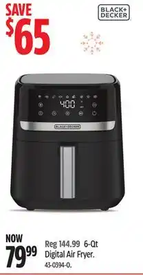 Canadian Tire Digital Air Fryer offer