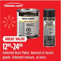 Canadian Tire Armor Coat Selected Rust Paint offer
