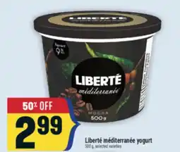 Marché Adonis Liberté méditerranée yogurt offer