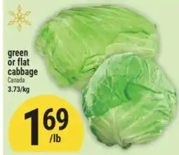 Marché Adonis Green or flat cabbage offer