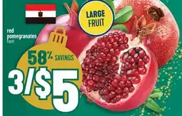 Marché Adonis Red pomegranates offer