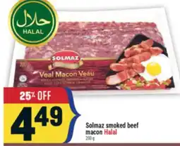 Marché Adonis Solmaz smoked beef macon Halal offer