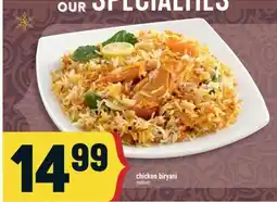 Marché Adonis chicken biryani offer