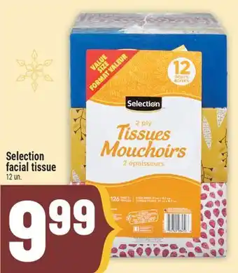 Marché Adonis Selection facial tissue offer