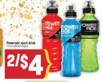 Marché Adonis Powerade sport drink offer