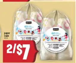 Marché Adonis Selection Paper cups offer