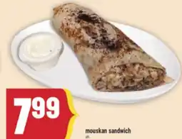 Marché Adonis Mouskan sandwich offer