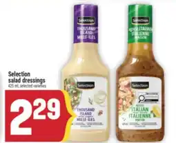 Marché Adonis Selection salad dressings offer
