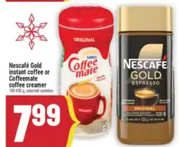 Marché Adonis Nescafé Gold instant coffee or Coffeemate coffee creamer offer